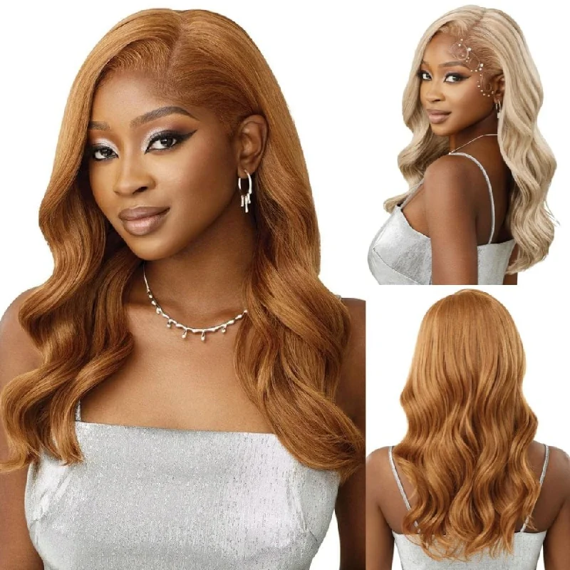 Colored wig with a silver - grey color for a trendy and cool - toned lookOutre Melted Hairline Swirlista HD Lace Front Wig - Swirl 104