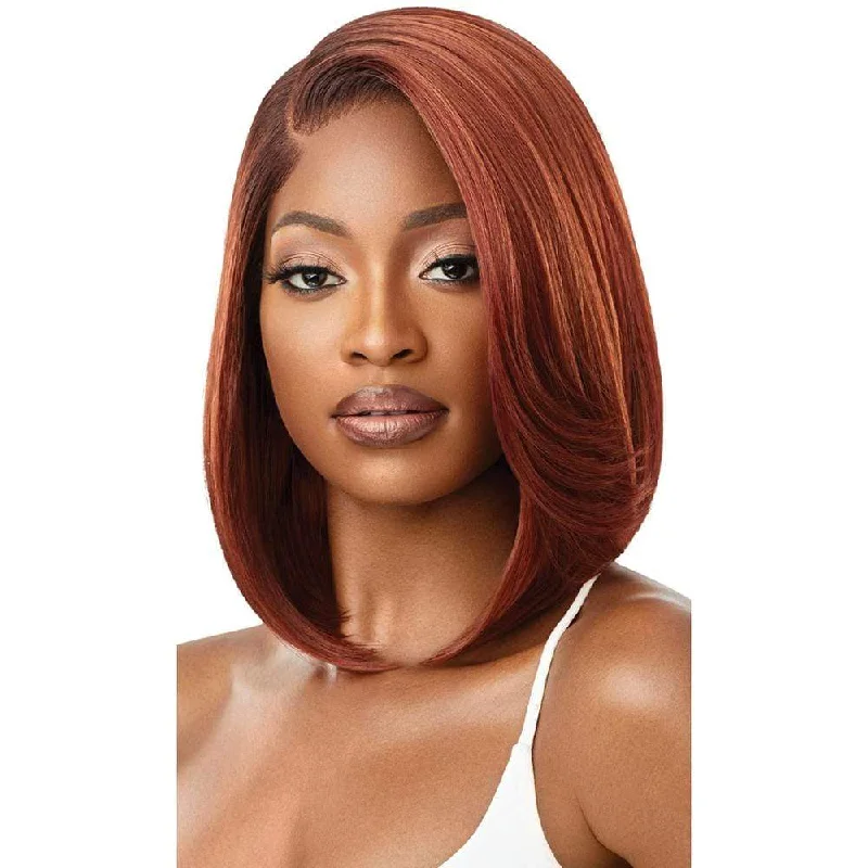 Colored wig with a natural - looking root for a more realistic lookOutre Melted Hairline Lace Front Wig - Myranda