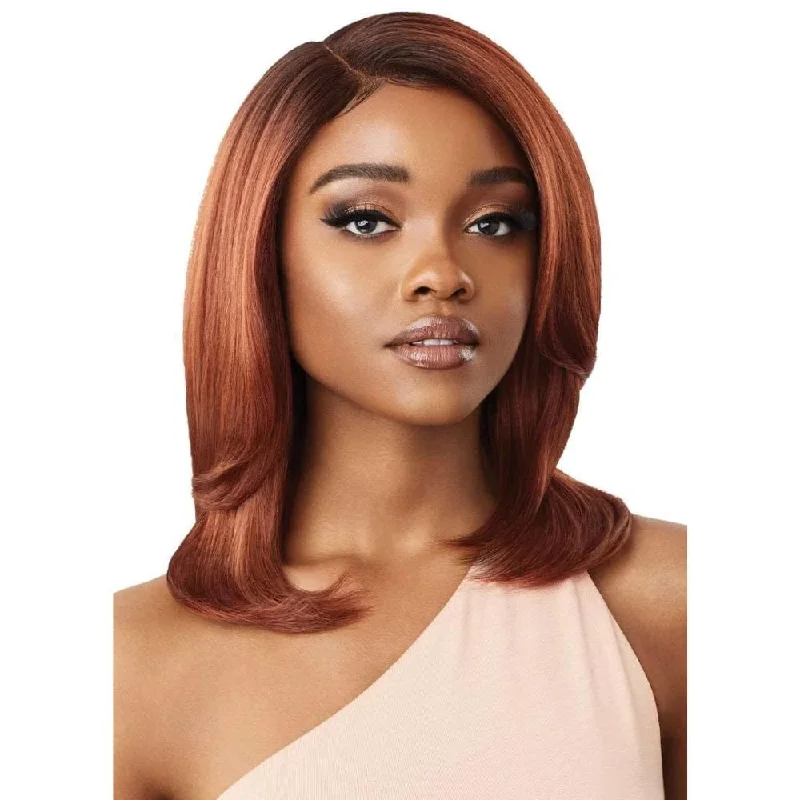 Colored wig with a purple - violet shade for a regal and elegant lookOutre Melted Hairline Synthetic Lace Front Wig - Sabrina