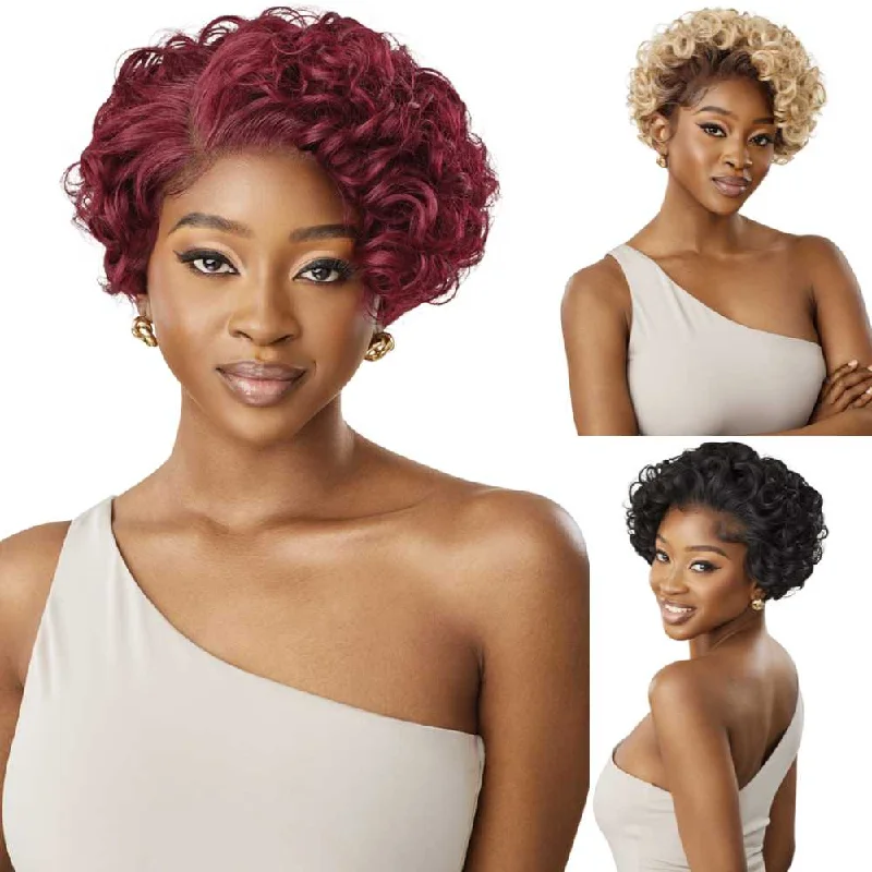 Colored wig with a curly texture for a bold and stylish choiceOutre Perfect Hairline 13X4 Lace Frontal Wig - Lori