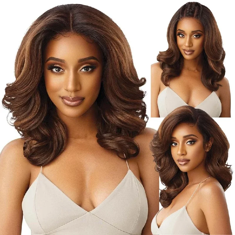 Colored wig with a silk - base cap for a comfortable and smooth feelOutre Perfect Hairline 13x6 HD Lace Frontal Wig - Julianne