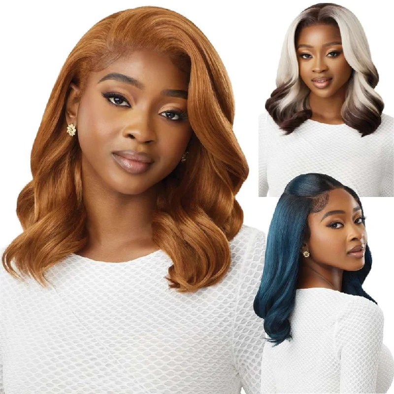 Human - hair colored wig for a natural and luxurious feelOutre Perfect Hairline 13X4 Lace Frontal Wig - Malibu