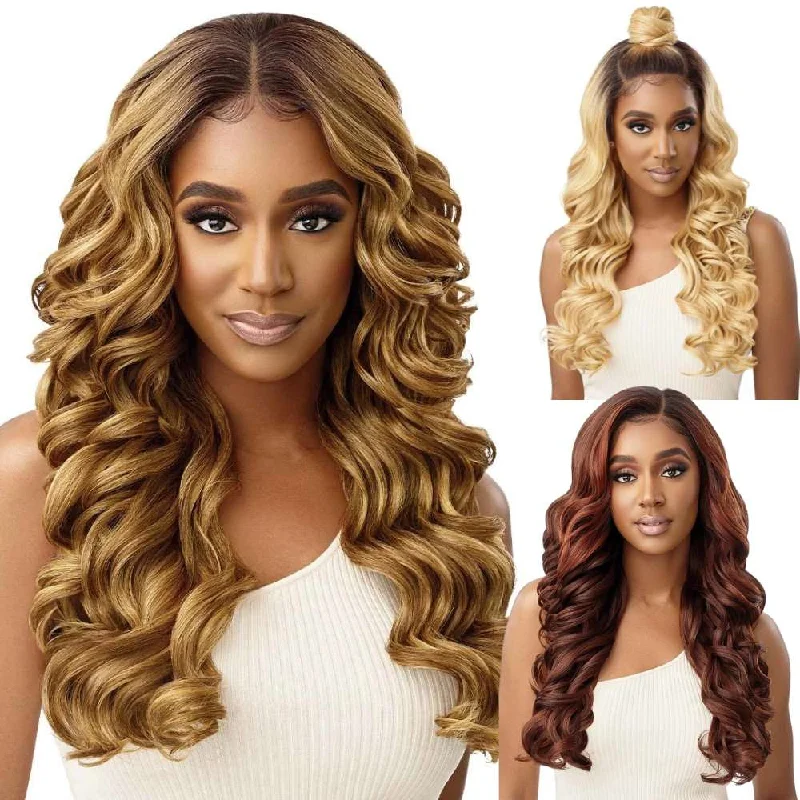 Colored wig with a 150 - density for a full and thick appearanceOutre Perfect Hairline 13x6 Lace Frontal Wig - Everette