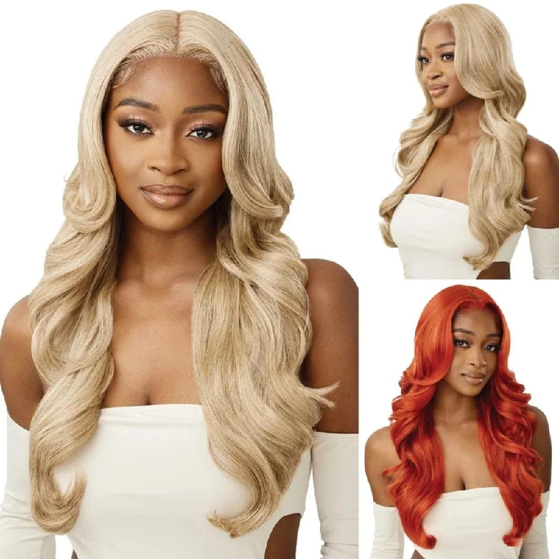 Colored wig with a straight texture for a sleek and minimalist lookOutre Synthetic Glueless HD Lace Front Wig - Irena