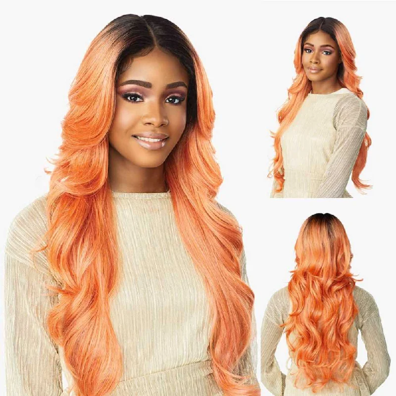 Colored wig with a wispy fringe for a soft and feminine lookSensationnel Butta HD Lace Front Wig - Unit 2