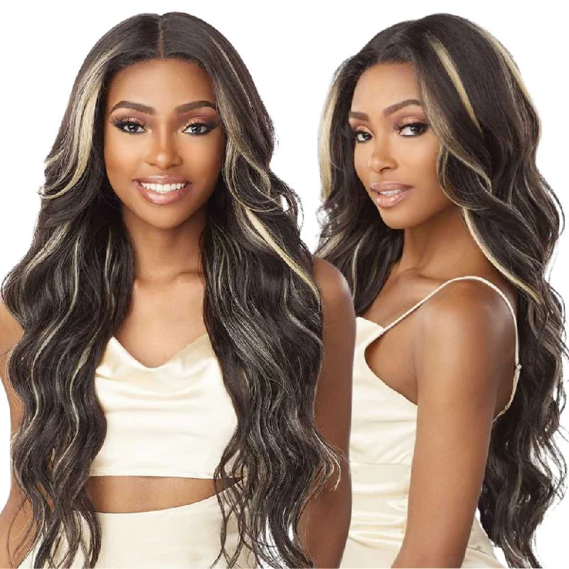 Colored wig with a pre - plucked hairline for a more natural lookSensationnel Butta HD Lace Front Wig - Unit 34