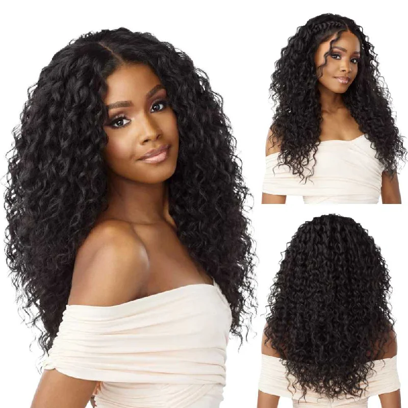 Synthetic colored wig with a heat - resistant formula for easy stylingSensationnel Cloud 9 What Lace 13x6 Lace Frontal Wig - Perla