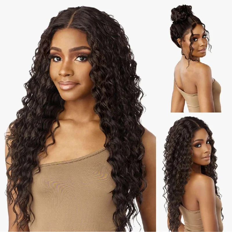 Synthetic colored wig with a heat - resistant formula for easy stylingSensationnel Glueless 360° HD Lace Wig - Butta 360 Unit 4