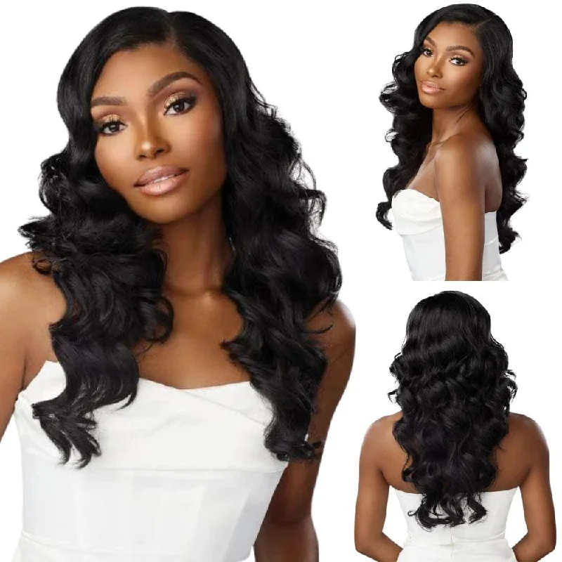 Colored wig with a middle - part for a classic and elegant styleSensationnel Glueless Bare Luxe Lace Wig - Y-Part Fana