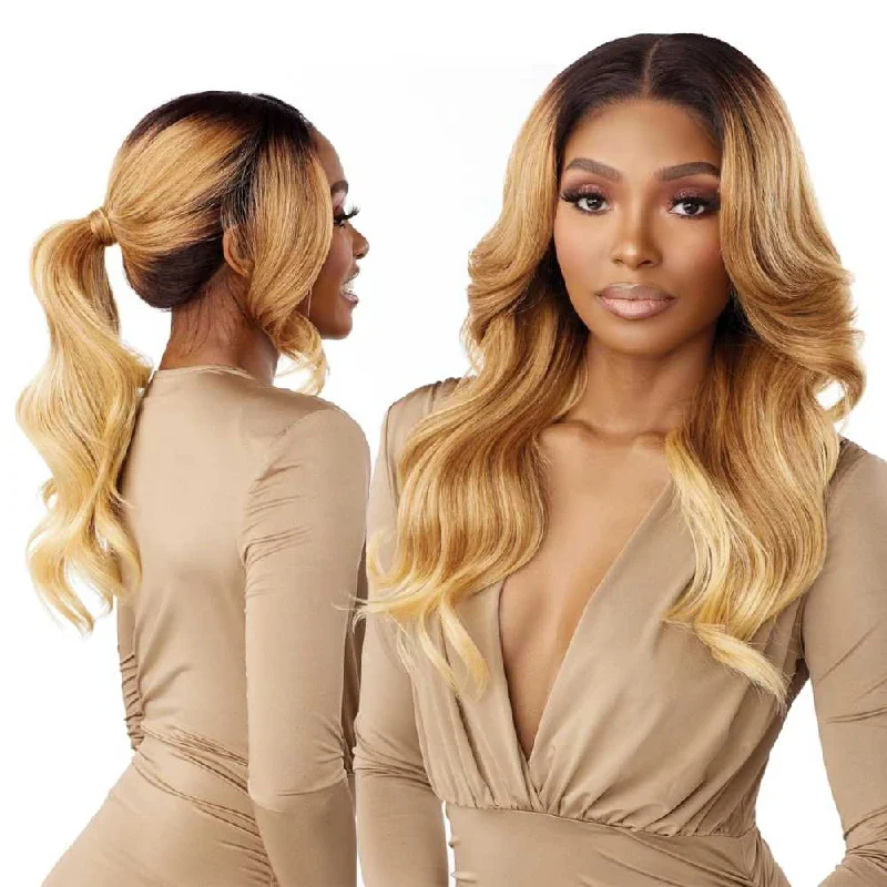 Colored wig with a middle - part for a classic and elegant styleSensationnel Glueless 360° HD Lace Wig - Butta 360 Unit 2