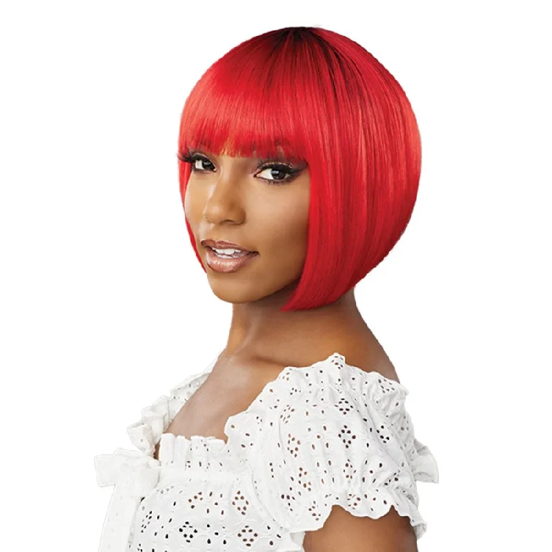 Colored wig with a middle - part for a classic and elegant styleSensationnel Synthetic Dashly Full Wig – Unit 14