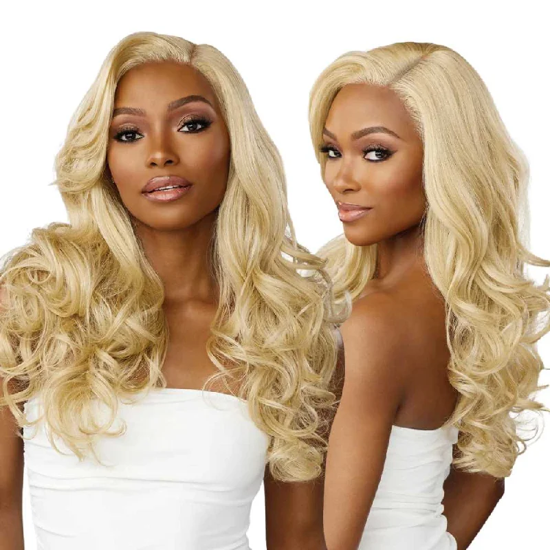 Colored wig with a middle - part for a classic and elegant styleSensationnel Glueless Bare Lace Wig - Y-Part Jordyn