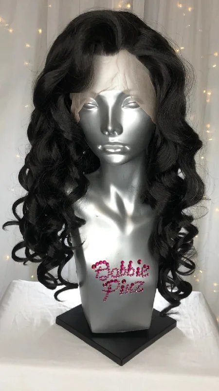 Lace wig with a 13x4 lace frontal for a wide - parting area"Ali" - 2