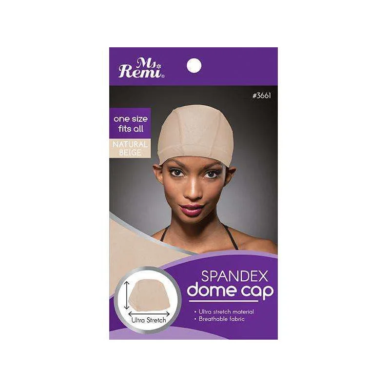 Lace wig with a wavy texture for a beachy lookANNIE #03661 MS. REMI Spandex Dome Cap [NATURAL BEIGE]