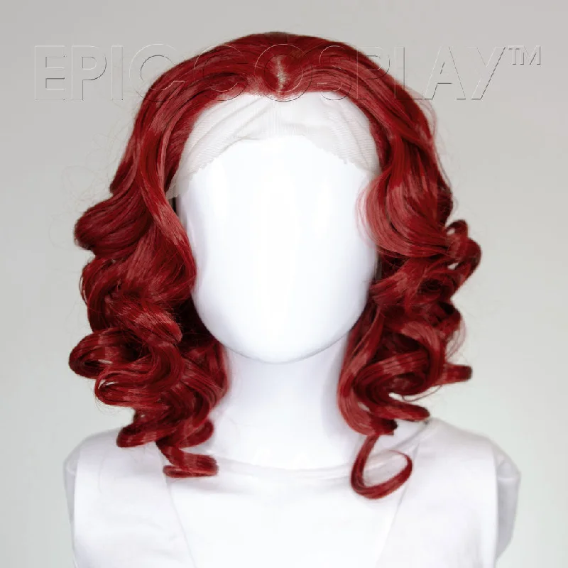 Lace wig with a natural - looking root for a more realistic lookAries Lacefront - Dark Red Wig