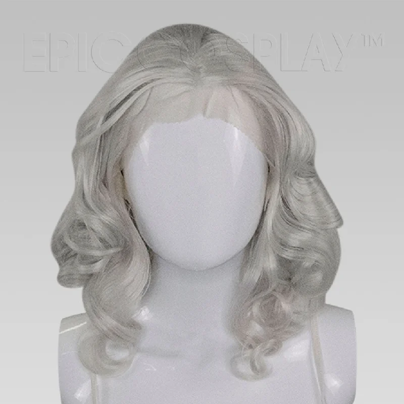 Lace wig with a honey - blonde color for a warm and sunny appearanceAries Lacefront - Silvery Grey Wig