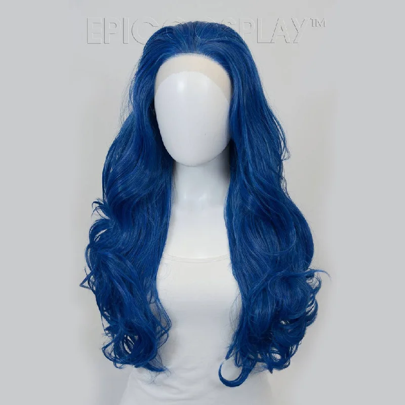 Lace wig with a 13x4 lace frontal for a wide - parting areaAstraea - Shadow Blue Wig