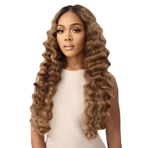 Adjustable - cap lace wig for a comfortable fitBriallen Melted Hairline Synthetic Lace Front Wig by Outre