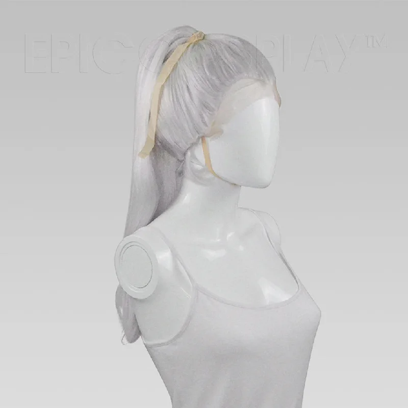 Lace wig with a natural - looking root for a more realistic lookCalliope - Silvery Grey Wig