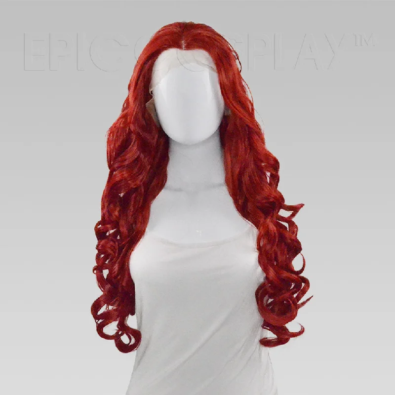 Lace wig with a silk - base cap for a comfortable and smooth feelDaphne Lacefront - Dark Red Wig