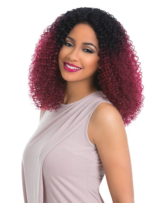 Lace wig with a platinum - blonde color for a bold and trendy lookCustom Lace Wig - Kinky Curl