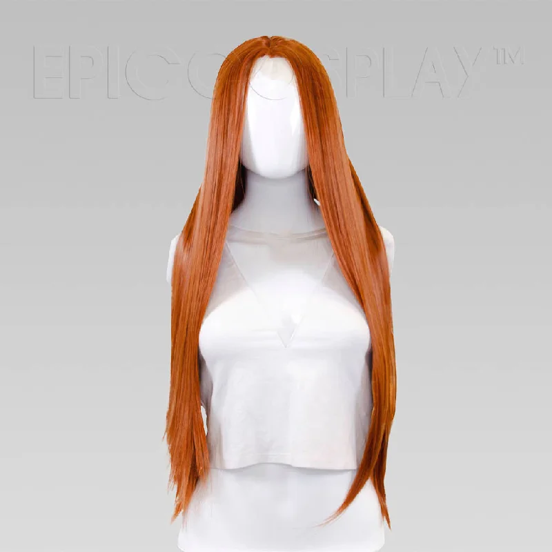 Human - hair lace wig for a luxurious and natural feelEros (Lacefront) - Autumn Orange Wig