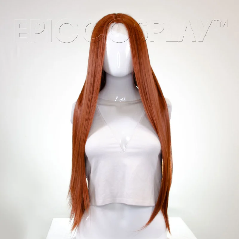 Lace wig with a side - part for a more flattering lookEros (Lacefront) - Copper Red Wig