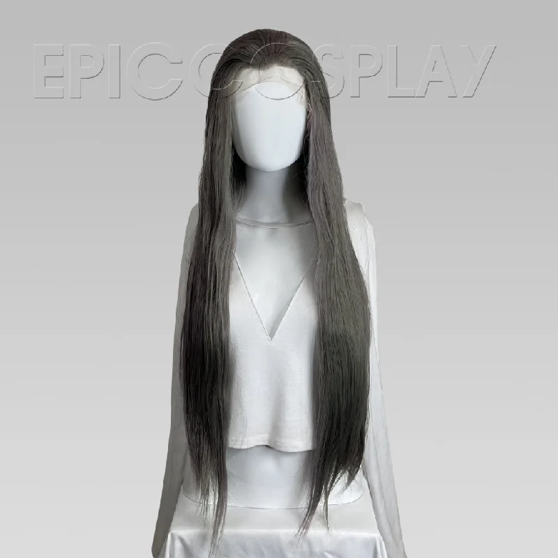 Human - hair lace wig for a luxurious and natural feelEros (Lacefront) - Gunmetal Grey Wig