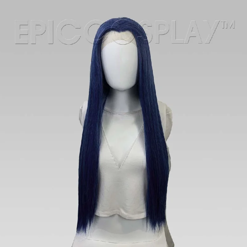 Lace wig with a wavy texture for a beachy lookEros (Lacefront) - Shadow Blue Wig