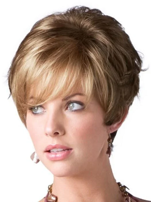 Bob wig with side - swept bangs for a sophisticated lookGia Wig by Rene of Paris | Synthetic (Traditional Cap)