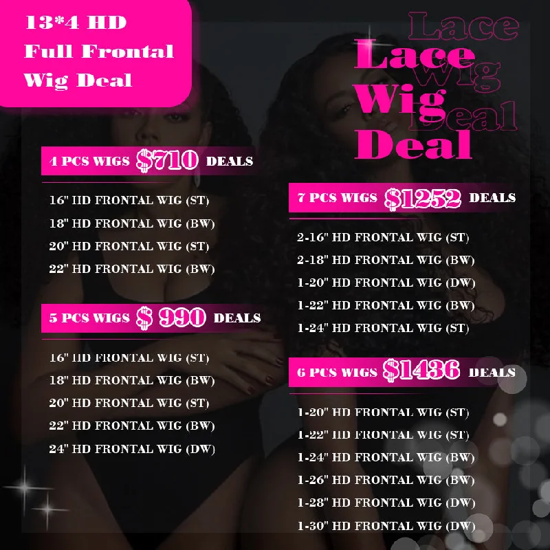 Lace wig with a curly texture for a bold and stylish choiceLuxury virgin hair  Full 13×4 13×6 HD Lace Frontal Wig Wholesale Package Deals