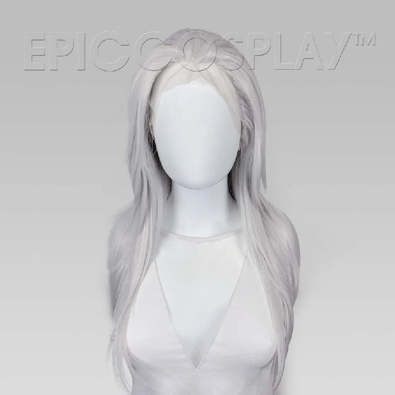 Lace wig with a platinum - blonde color for a bold and trendy lookHecate V2 Layered - Silvery Grey Wig