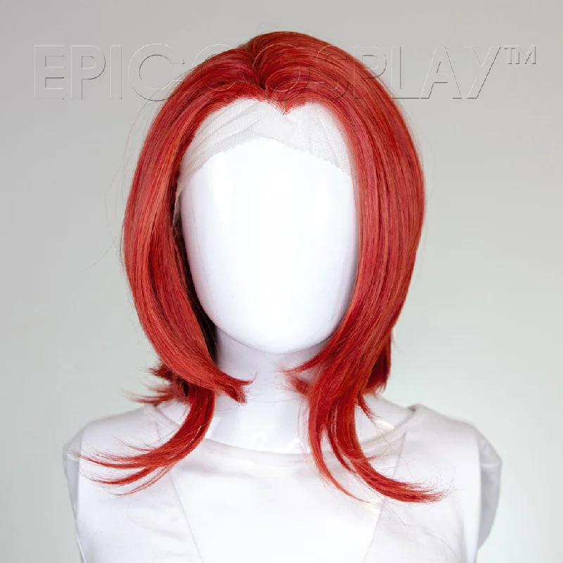 Lace wig with a natural - looking root for a more realistic lookHelen Lacefront - Apple Red Mix Wig