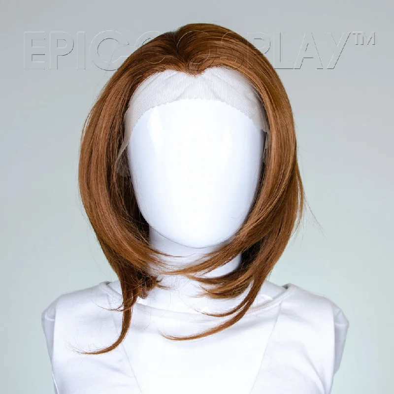 Lace wig with a side - swept bang for a sophisticated lookHelen Lacefront - Light Brown Wig