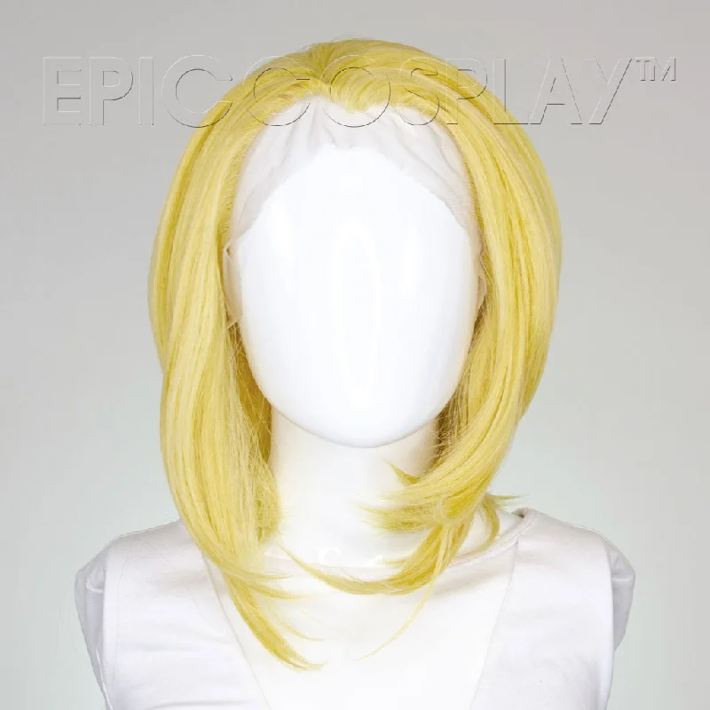 Lace wig in a chocolate - brown color for a rich and warm appearanceHelen Lacefront - Rich Butterscotch Blonde Wig