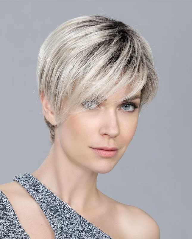 Bob wig with a balayage effect for a natural - looking color transitionJump Mono Wig by Ellen Wille