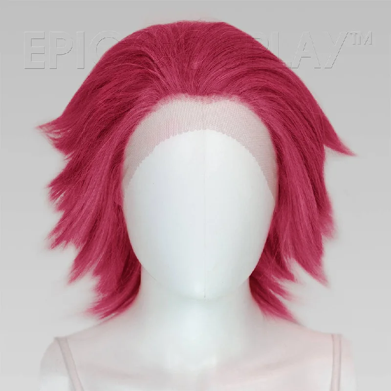 Lace wig with a 200 - density for a full and thick appearanceKeto (Layered)- Sky Magenta Wig