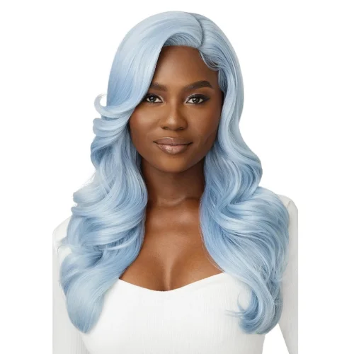 Lace wig with a straight texture for a sleek and minimalist lookKyala Glueless Synthetic HD Lace Front Wig