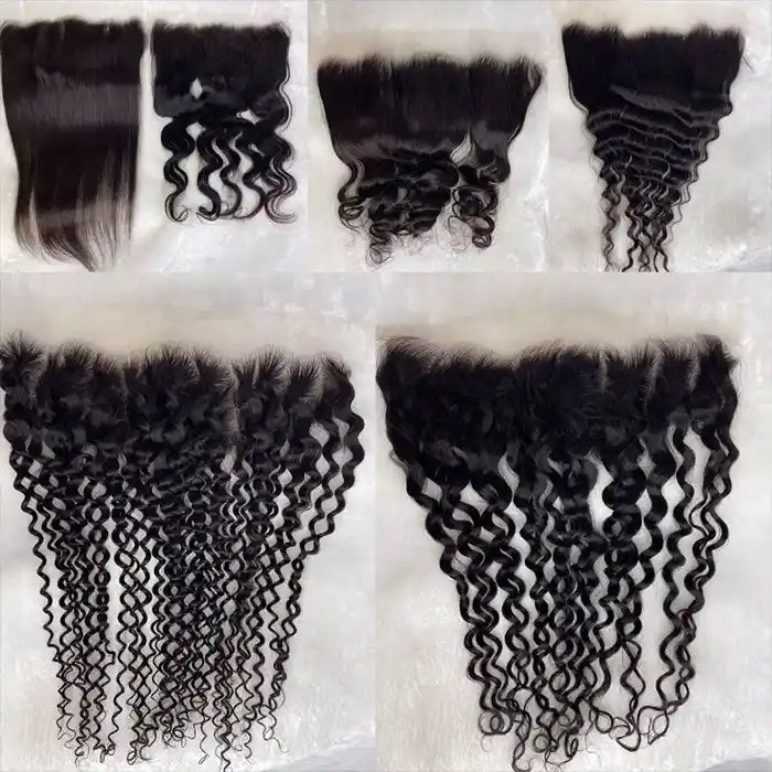 Lace wig with a 13x4 lace frontal for a wide - parting areaLuxury Virgin hair Pre-plucked 4x4 5x5 13x4/13x6 HD lace frontal / Closure  Wholesale Deals