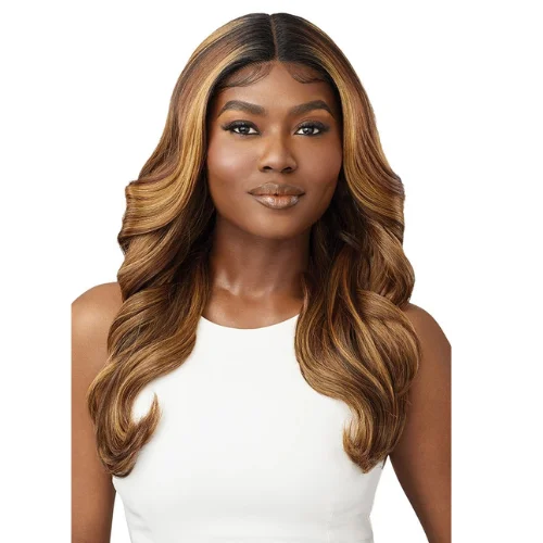 Lace wig with a natural - looking root for a more realistic lookMonessa HD Synthetic Lace Front Wig by Outre