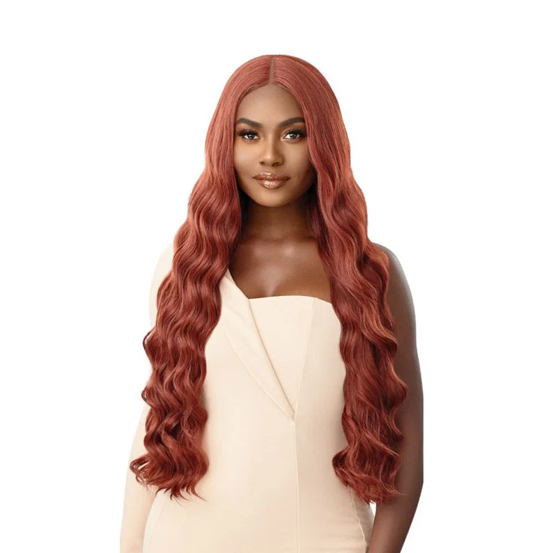 Lace wig with a pre - bleached knot for a natural - looking scalpOUTRE Synthetic Hair Lace Front Wig ARLENA 30