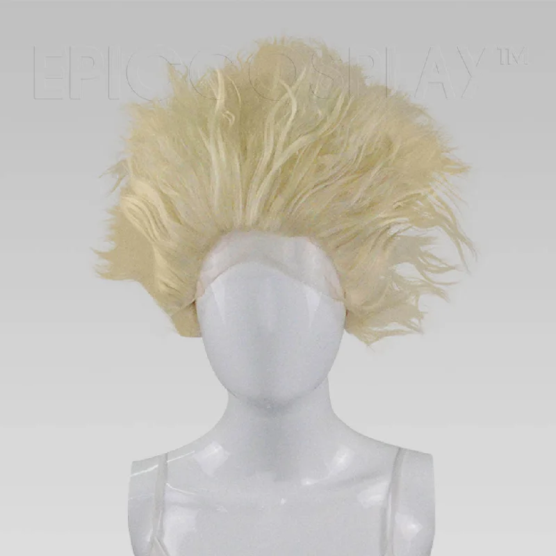 Lace wig with a wispy fringe for a soft and feminine lookPan - Platinum Blonde wig