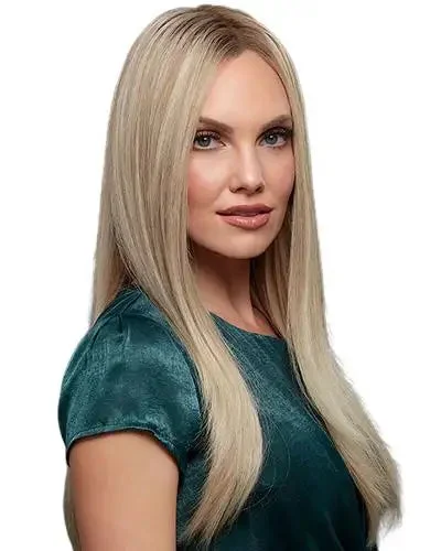 Human - hair wig with a pre - plucked hairline for a more natural lookPetite Cap Blake Lace Front Human Hair Wig