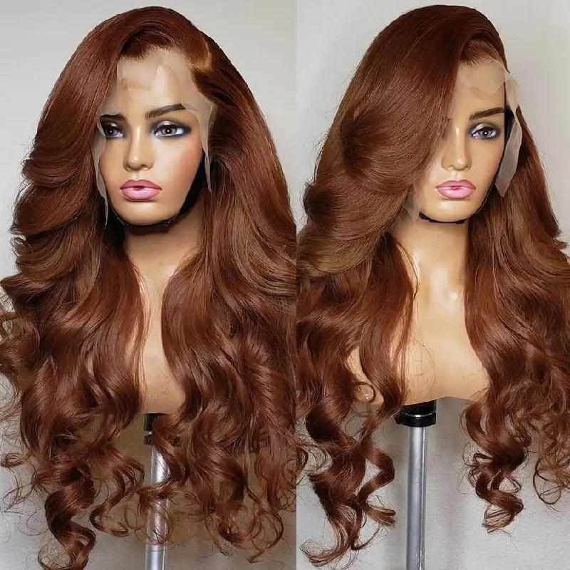 Human - hair wig with a curly texture for a bold and stylish choiceBrazilian Remy Deep Part Lace Front Human Hair Wig