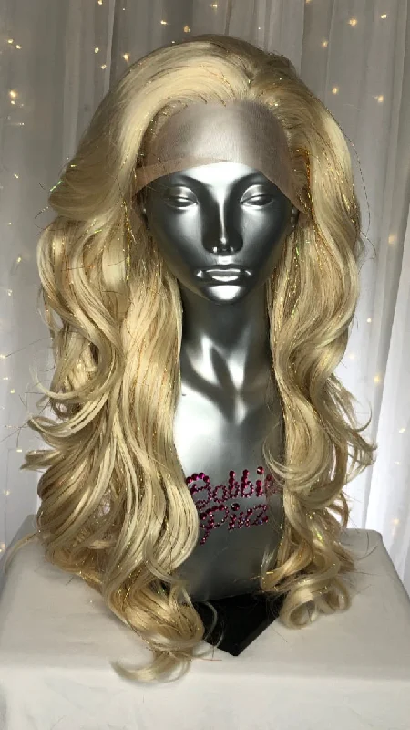 Lace wig with a 13x4 lace frontal for a wide - parting area"Radiance" - 613