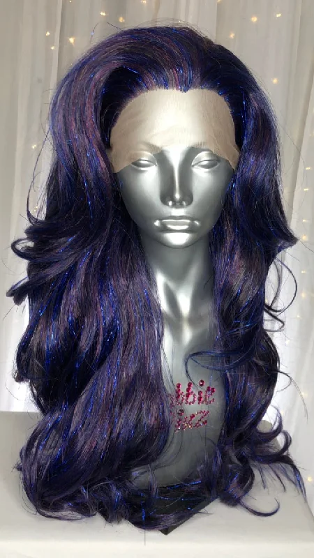 Lace wig with a honey - blonde color for a warm and sunny appearance"Radiance" - Denim