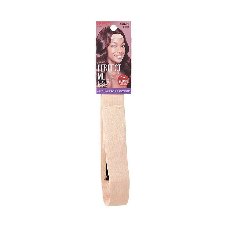 Lace wig with a side - part for a more flattering lookRED by KISS Premium Elastic Wig Band [REGULAR][BEIGE] #HWG24