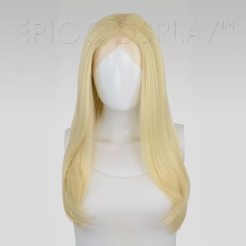 Lace wig with a wispy fringe for a soft and feminine lookScylla - Natural Blonde Wig