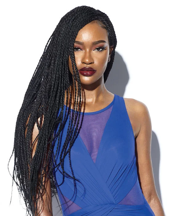 Lace wig with a straight texture for a sleek and minimalist lookCloud 9 Braided Lace Wig - Senegal Twist Ruwa