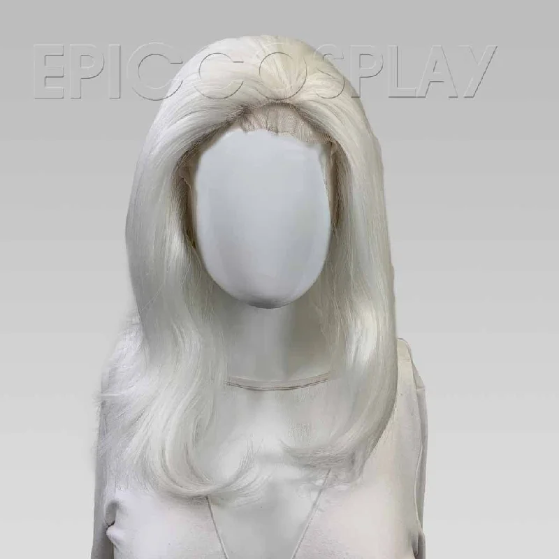 Adjustable - cap lace wig for a comfortable fitSignature - White Slick Back Lace Front Wig